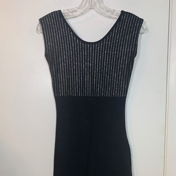 American Apparel Dresses & Skirts - American Apparel Black and Silver BodyCon Dress